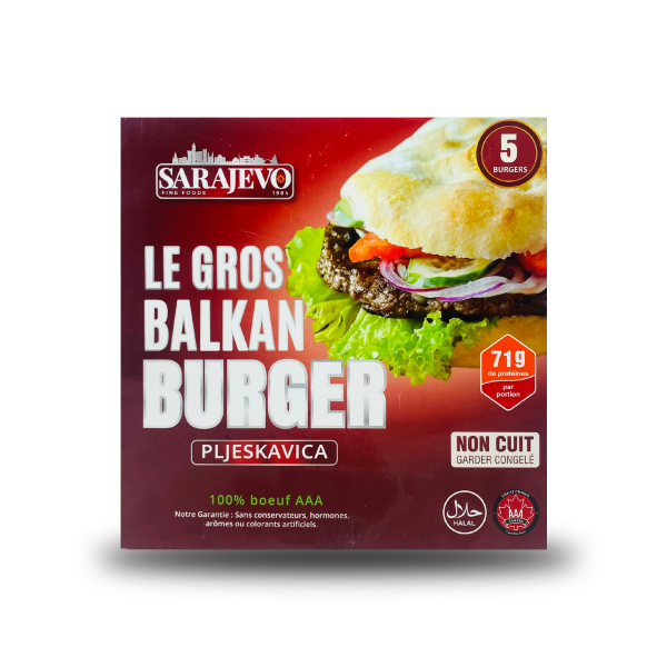 BIG BALKAN BURGER (Pljeskavica)